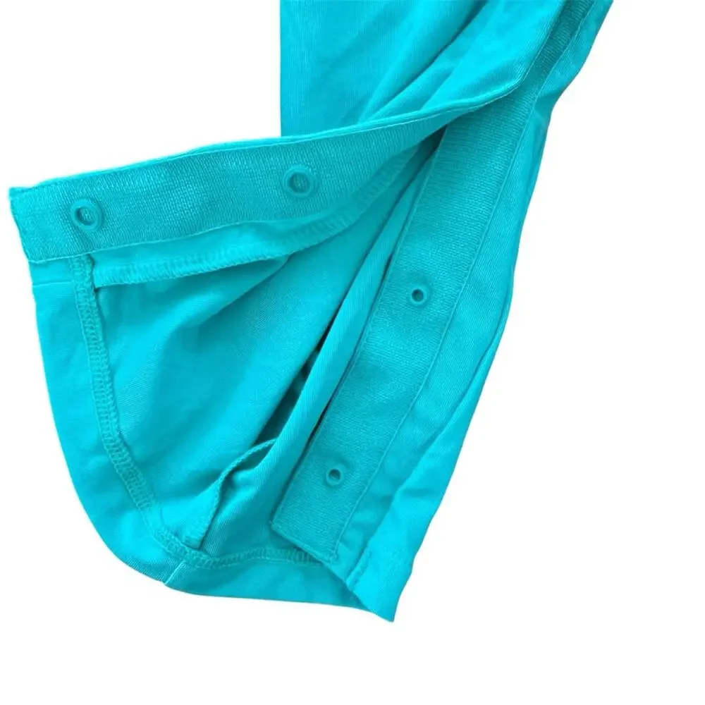 Coolibar Baby Beach One Piece Swimsuit UPF 50+ Mint Botanical Butterfly 12-18 M